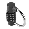thumbnail image 2 of Candado de combinación de 4 dígitos para maleta de viaje, taquilla de gimnasio, cerradura de seguridad con contraseña, color negro, 2 of 14