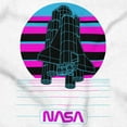 thumbnail image 2 of Vaporwave NASA Space Shuttle Specs Unisex Plus Size Graphic Tee Brisco Brands 3X, 2 of 5