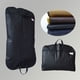 thumbnail image 2 of 2 fundas de tela no tejida para trajes, vestidos formales, bolsas con cremallera, portátiles, a prueba de polvo, para colgar (negras), 2 of 6