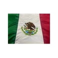 thumbnail image 1 of Bandera de México dm doble tela de razo 90x1.58 bordado color, 1 of 4