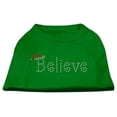 thumbnail image 3 of Christmas Pet Dog  Cat Shirt Rhinestone, "Believe", 3 of 11