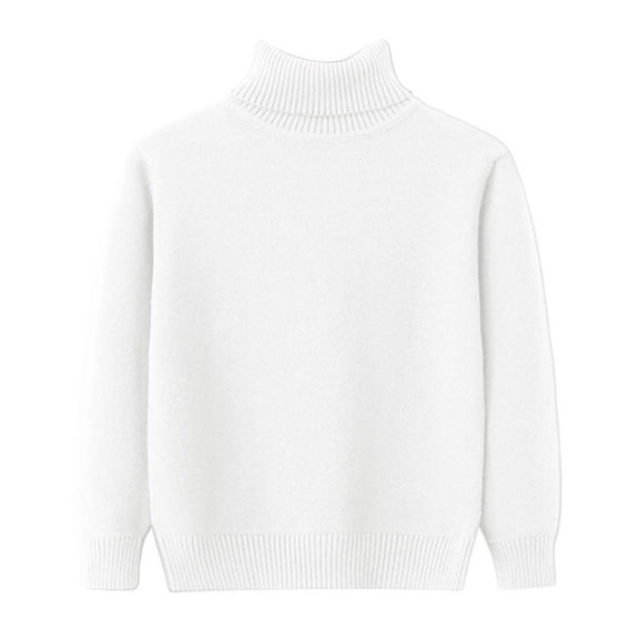 Boys Sweatshirts Size 6 Turtleneck Sweaters for Girls Cable Knit Solid Long Sleeve Chunky Warm Fall Pullover Tops Toddler Winter Clothes
