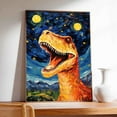 thumbnail image 3 of Cirnecodell Dog Art Print Poster, Wall art Painting Decor, Starry Night Van Gogh Art Home Decor Artwork For Bedroom Living Room Bathroom Decor, 3 of 5