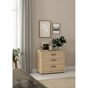 Tvilum Mira 3 Drawer Dresser for Adults, Jackson Hickory
