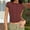 c03Red, variant on JGGSPWM Summer Crop Tops for Women Short Sleeve T Shirts Crop Tops Basic Slim Fit Gym Workout Y2k Clothes Pit Stripe Shirt Purple L