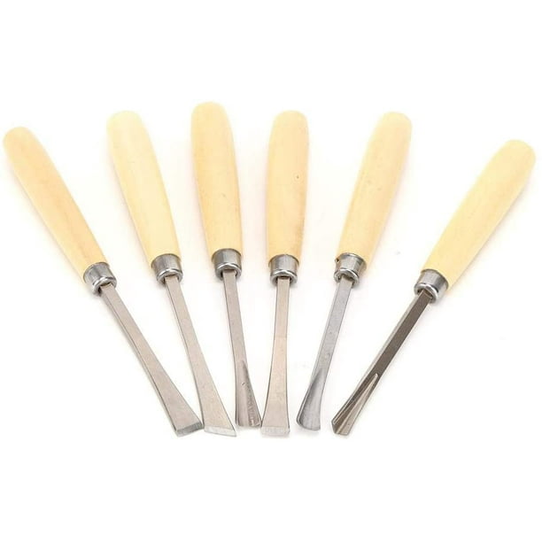 Professional 6 Piece Wood Carving Chisel Set, Engraving Chisel Knife