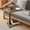wood, variant on YUCHANG C Shaped End Table with groove, 15''L x 12''W x 17~31''H, wood Brown,Vintage Side Couch Table for Living Room, Bedroom