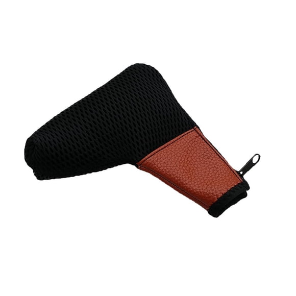 Almencla Putter Head Head with Zipper Brown