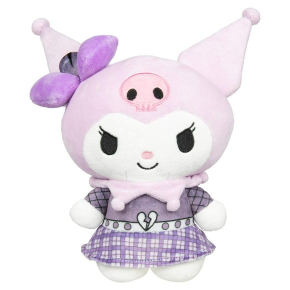Peluche Kuromi Punks de Hello Kitty y sus amigos serie 2, 20 cm
