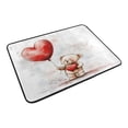 thumbnail image 6 of Wobogo Teddy Bear Holding A Balloon Bathroom Shower Curtain Set with Floor Mat and Hooks Ultra Waterproof Visible Slider Beads, 6 of 7
