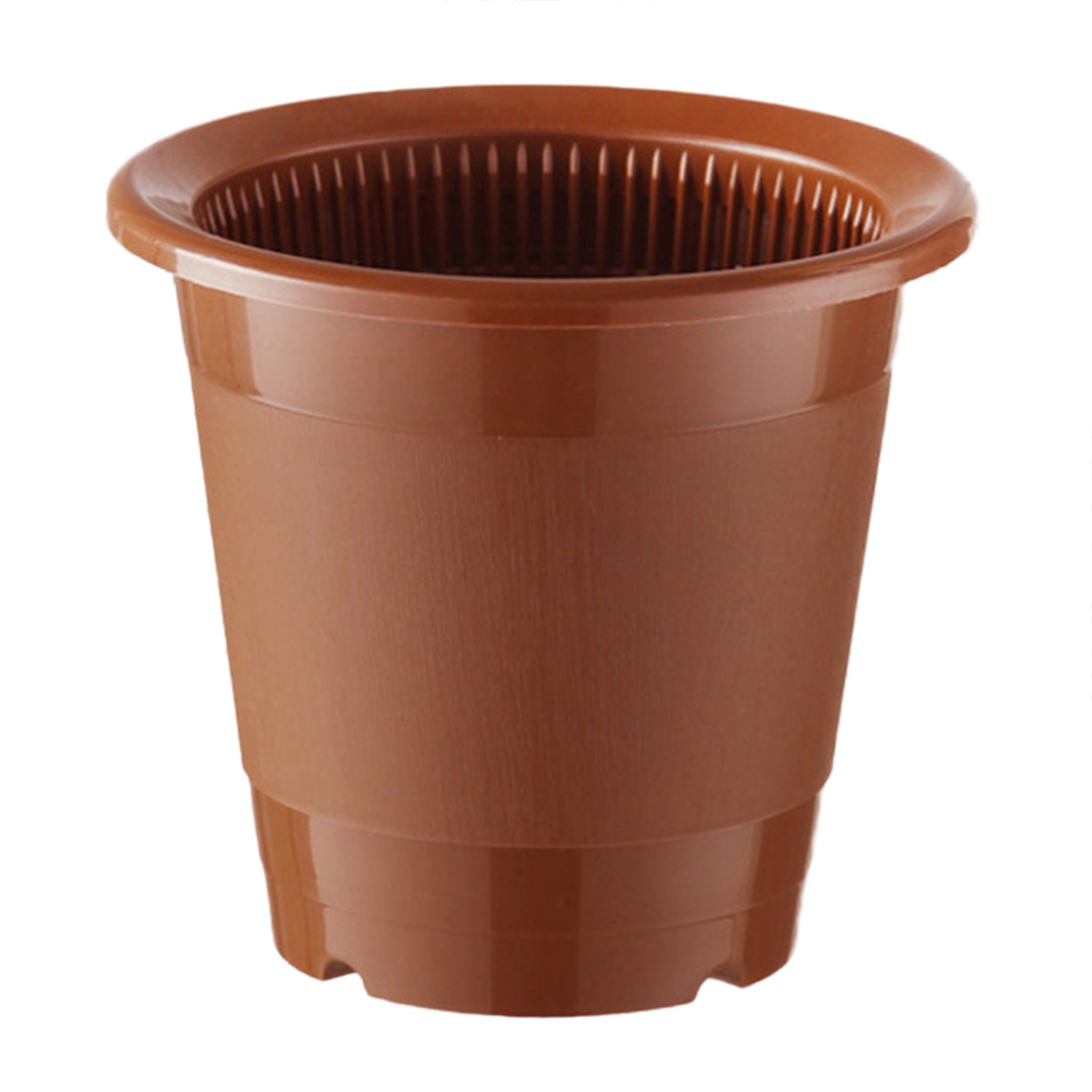 QILIN 1 Set Flower Pot Drainage Slotted Hole Large Mouth Succulents Orchid Flower Inner Outer