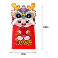 thumbnail image 3 of Fiudx Decoración Del Hogar Sobres Rojos Tridimensionales Que Rebotan, Sobres Rojos Del Año Del Dragón, 1 Uds. Ofertas Flash Del Día, 3 of 7