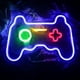 thumbnail image 4 of Gamer Neon Sign Gamepad Controller Neon Signs Neon Light Gaming Wall Lights Playroom Decor Azul para niños Cool Game Room Home Decor 16''x11'' JAMW Sencillez, 4 of 4