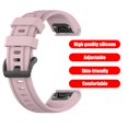 thumbnail image 3 of Correa de reloj de silicona de 20 mm para correa de pulsera Garmin Fenix ​​7S (rosa rosa) WDOplteas Para estrenar, 3 of 9