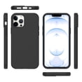 thumbnail image 5 of CoverON For Apple iPhone 13 Pro Max Case, FlexGuard Series Soft Flexible Slim Lightweight Fit TPU Minimal Phone Cover, Black, 5 of 8
