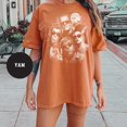 thumbnail image 4 of Retro Halloween Monster Selfie Shirt, Frankenstein Werewolf Dracula Bubblegum, Funny Spooky Season Tee, Halftone Classic, 4 of 4