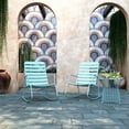 thumbnail image 2 of Novogratz Poolside Gossip, Roberta Outdoor/Indoor Rocking Chair, Aqua Haze, 2 of 13