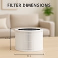 thumbnail image 3 of 3-in-1 True HEPA Replacement Filter Compatible with Core 300 Air Purifier P350 Core 300-RF, 2 Packs, 3 of 9