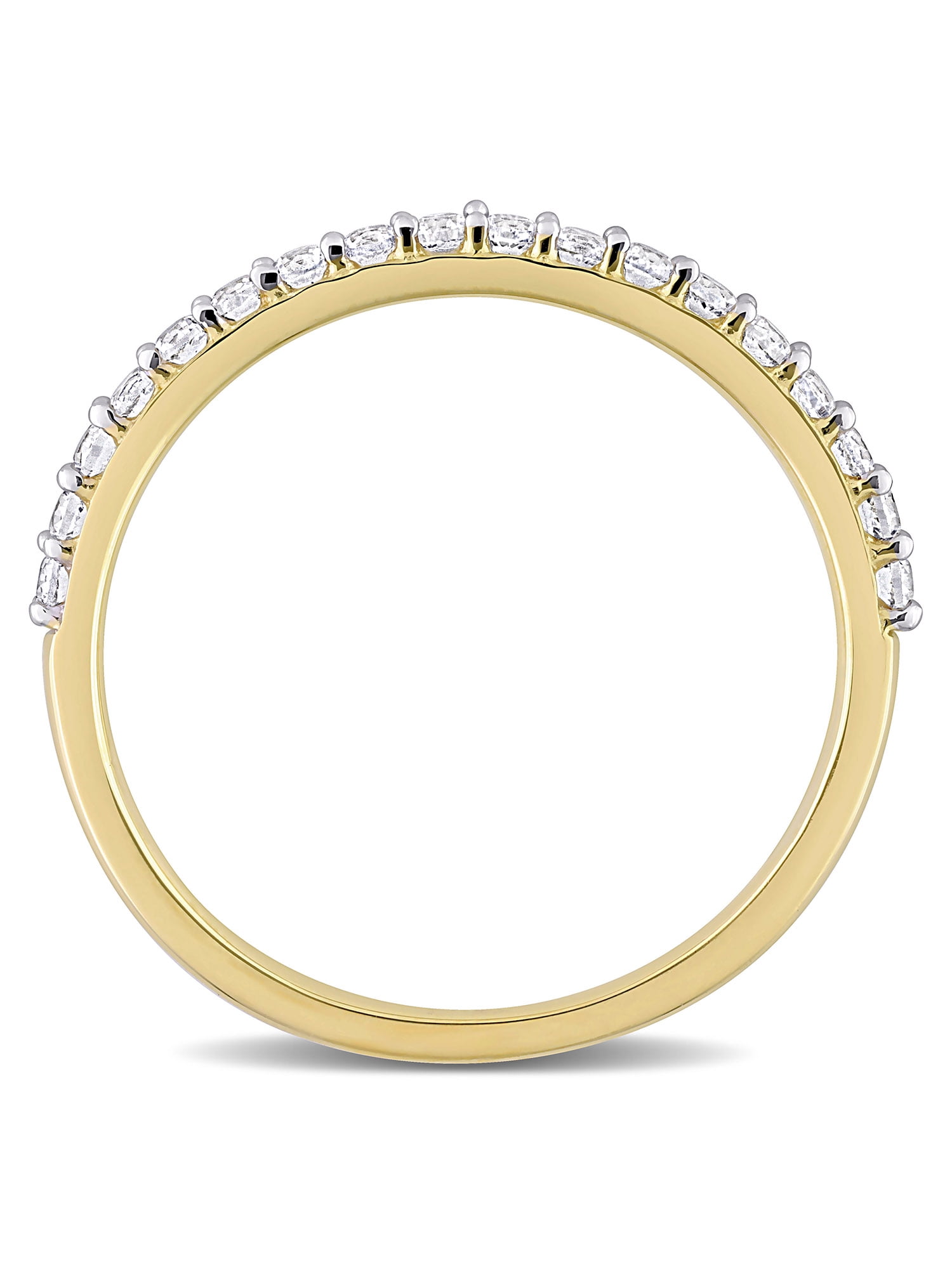 Everly Women's Created Sapphire 10k Yellow Gold Ring