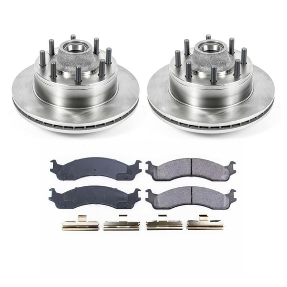Ultimate Brakes Front Ceramic Brake Pad and Rotor Kit with Hardware WM81516