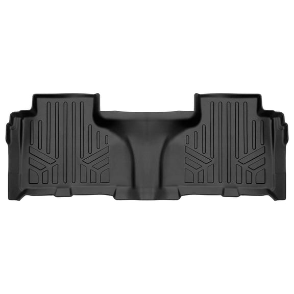 SMARTLINER Custom Fit All Weather Protection Black 2nd Row Liner Compatible With 2021-2023 Cadillac Escalade ESV with 2nd Row Bucket Seats