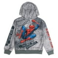 thumbnail image 4 of Monster Jam Marvel's Monster Trucks The Amazing Spider-Man Fleece Athletic Pullover Hoodie Toddler to Big Kid, 4 of 5