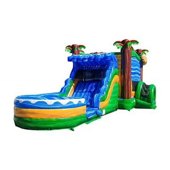 JumpOrange Jaguar Commercial Grade Bounce House Water Slide for Kids and Adults (with Blower)