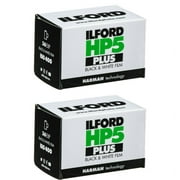 2 X Ilford 1574577 HP5 Plus, Black and White Print Film, 35 mm, ISO 400, 36 Exposures