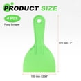 thumbnail image 2 of Uxcell 4pcs Putty Scraper 1.5" Plastic Flexible Tool for Pasting Plaster Repairing Walls, 2 of 7