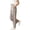 #0636-Brown, variant on Women Sleeveless Drawstring Hooded Zip Up Side Pocket Casual Knit Vest Gilet Beige XXXL Gift