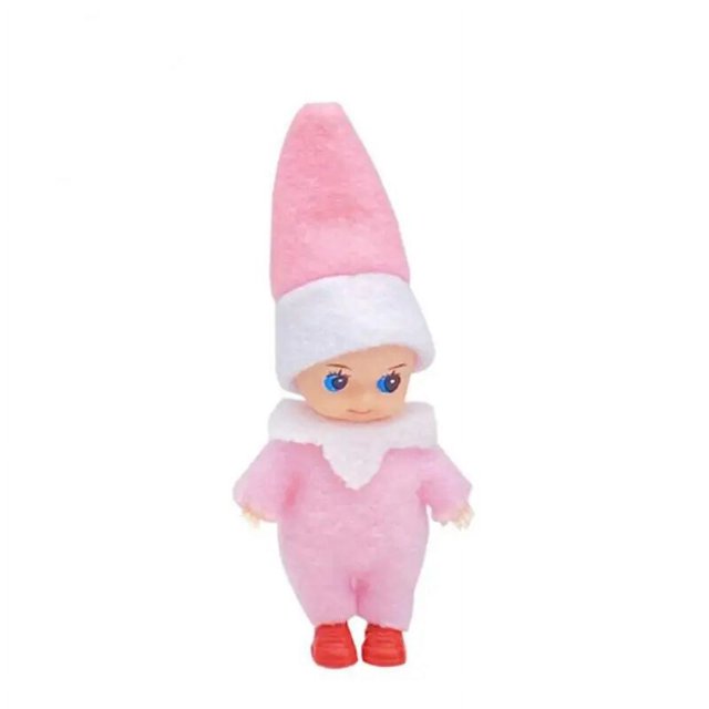Muñecos de elfos para bebés, muñecos de peluche, elfos bebés, regalo para niñas y niños en el estante, decoraciones de Navidad y Año Nuevo, decoración del hogar
