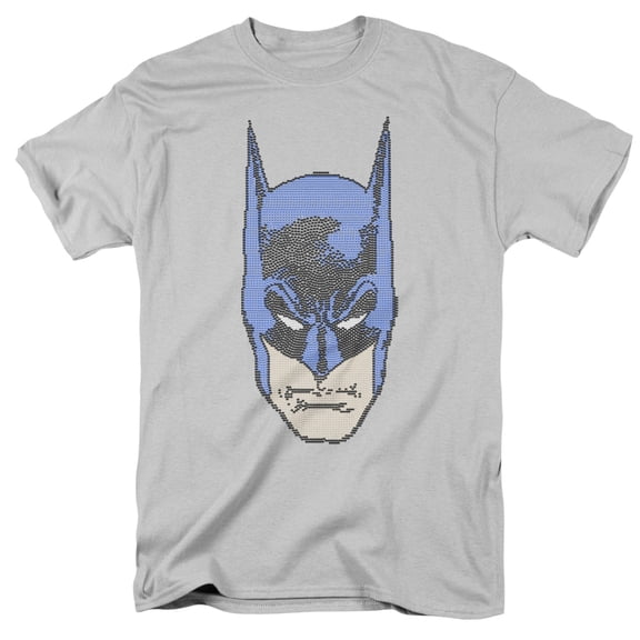 Batman Bitman S/S Adult 18/1 T-Shirt Silver