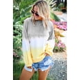 thumbnail image 4 of Sweatshirt Tie Dye pour Femmes Décontracté Léger Doux Confortable Ample Col Rond Tunique Grande Taille, 4 of 7
