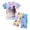 Pink, variant on TAIAOJING Boys Girls Summer Outfits Sets Short Sleeve Shorts Outfits Sets Casual Playwear Toddler Kids Clothes Soft Comfortable Daily Wear For 2-8 Years Old Boho 3-4Y