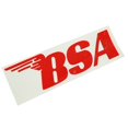 thumbnail image 3 of BSA Petrol Fuel Tank 126mm x 40mm Sticker Decal Badge Emblem Red x 2 units, 3 of 4
