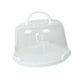 thumbnail image 5 of Porta tartas con asa transparente multifuncional para magdalenas, tartas, galletas y postres 8 pulgadas, 5 of 9