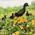thumbnail image 3 of Decoración de jardín de metal, 4 piezas de estatuas decorativas de metal, pato patio arte jardín lindos patos de hierro para decoración de jardín de césped decoración de fiesta de estilo retro europe JAMW Sencillez, 3 of 5
