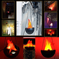thumbnail image 4 of 3X 3D Fake-Fire Light,Hanging LED Flame Light, Artificial LED Silk Flame Stage Effect Light Realistic Campfire Lamp Prop, 4 of 5