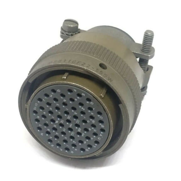 MS3116F22-55P Connector Plug Circular Male Pins Solder Cup 55 Position