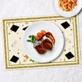 thumbnail image 5 of Graduation Themed Polyester Placemats For Dining Table Kitchen Slip Washable Table Mats Set Of 6 Modern Stylish Home Accessories, 5 of 5