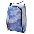 thumbnail image 3 of Bolsa para zapatos de golf, bolsa para zapatos de golf de gran capacidad, impermeable, de cuero PU, para exteriores, 3 of 10