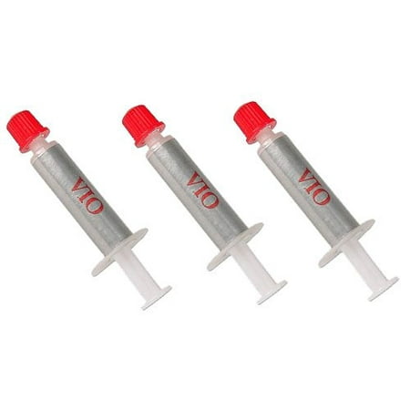 3-Pack VIO SILVGREASE1 1.5g Metal Oxide CPU Thermal Compound Grease For (Best Cpu For Price)