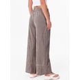 thumbnail image 5 of ANRABESS Womens Gingham Pants Wide Leg Elastic Waist Summer Casual Loose Palazzo Lounge Beach Vacation Trousers with Pockets, 5 of 8