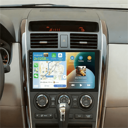 LICHENGTAI Android 15 Car Stereo Radio 10.1in 4 64GB Dab  Split Screen Mode Compatible with Mazda CX-9 2007-2015