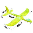 thumbnail image 3 of YouLoveIt LED Light Airplane 18.9" Flying Glider Planes Large Throwing Foam Plane Flying Toy for 3 4 5 6 7 Years Old Boy Girls, Outdoor Game Airplane Toys for Kids Gift, 3 of 7