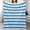 Striped-1, variant on Black White Throw Blanket Striped Blanket for Sofa Bed Couch Chair Or Dorm 50"x60"