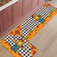 thumbnail image 1 of Thanksgiving Washable Kitchen Rugs Cushioned Floor Mat, Fall Scarecrow Pumpkin Maple, Waterproof Non-Slip Kitchen Rugs and Mats, Anti Fatigue Comfort Standing Mat Runner for Kitchen/Sink/Laundry, 1 of 6
