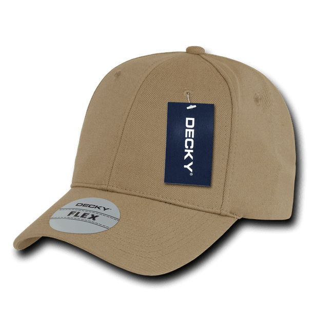 DECKY FITALL FLEX FITTED BASEBALL HAT HATS CAPS CAP 6 PANELS For Men