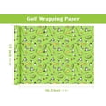 thumbnail image 3 of Golf - Mini Roll - 17 Inch x 16.5 Feet - Golf Gift Wrap for Men, Birthday, Sports Party, Father's Day, Team Celebration, 3 of 4