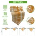thumbnail image 5 of Vintage Terracotta Orange Table Runner Linen Burlap Table Runner 72 Inches Long Farmhouse Florals Leaf Coastal Home Dresser Scarves for Kitchen Island Coffee Dining Room Party Holiday Decor 14"x72", 5 of 8